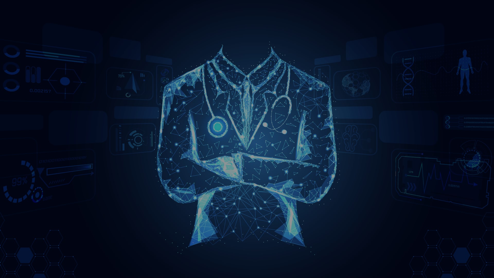 Doctor silhouette digital