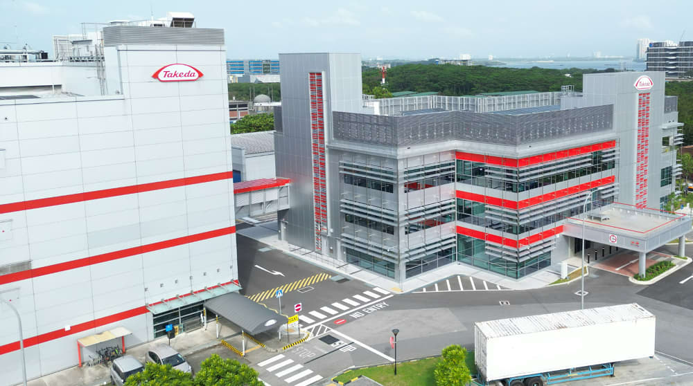 Takeda building in Singapore