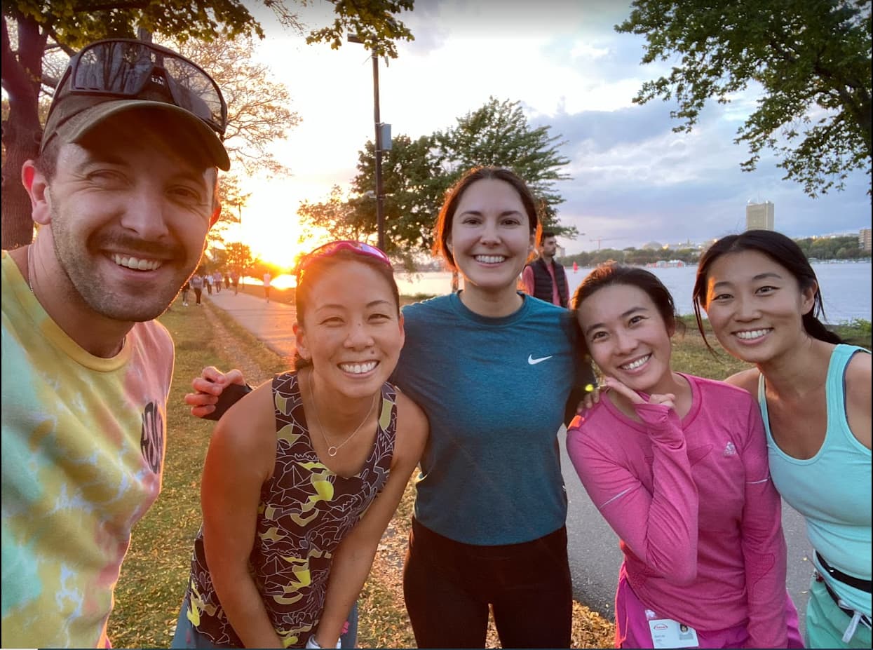 Cambridge-based colleagues run every Wednesday.