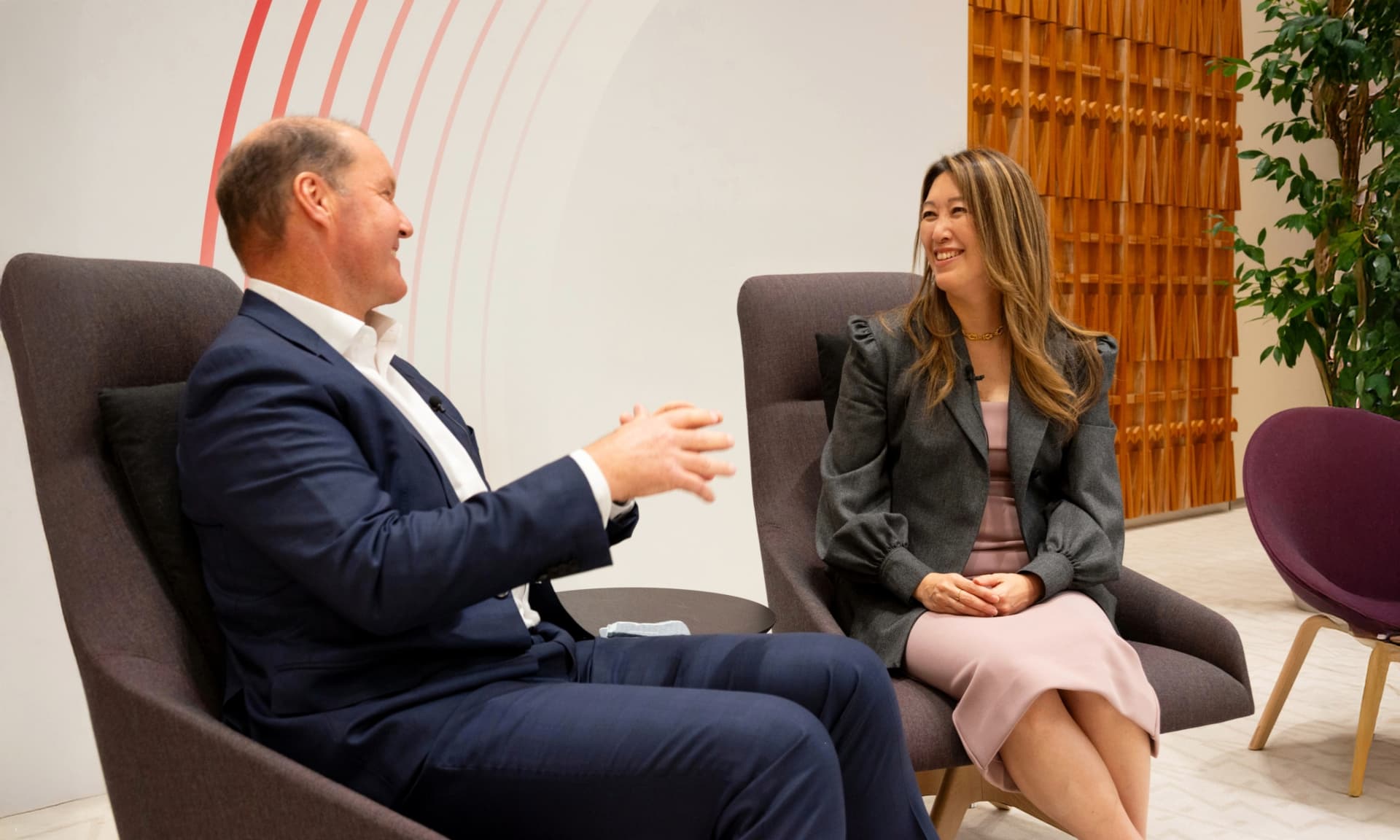 Christophe and Julie, fireside chat