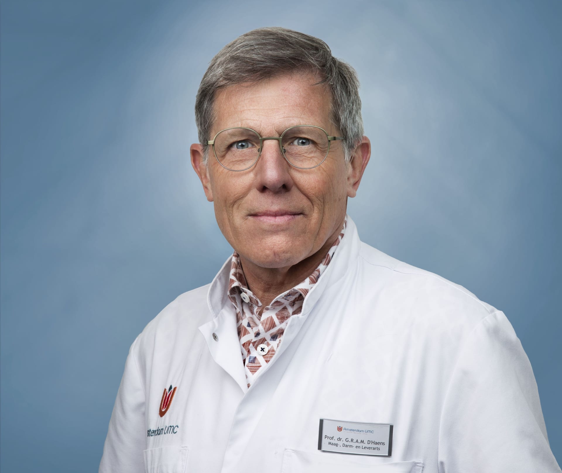 Professor Geert D’Haens, INTERCEPT project coordinator, Stichting Amsterdam UMC (AUMC)