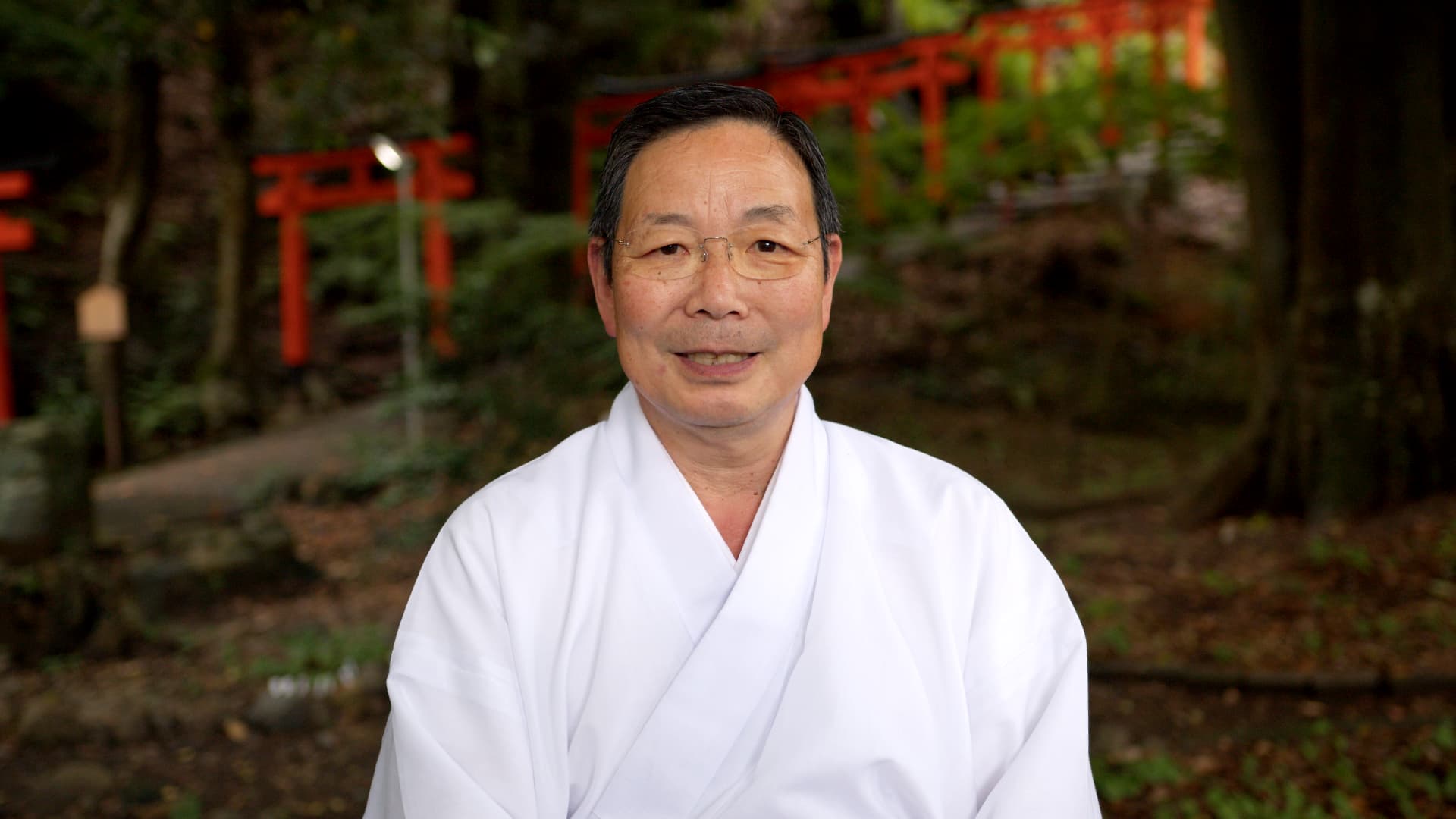 Yasumasa Fujiki, a former senior priest at Kamigamo Shrine