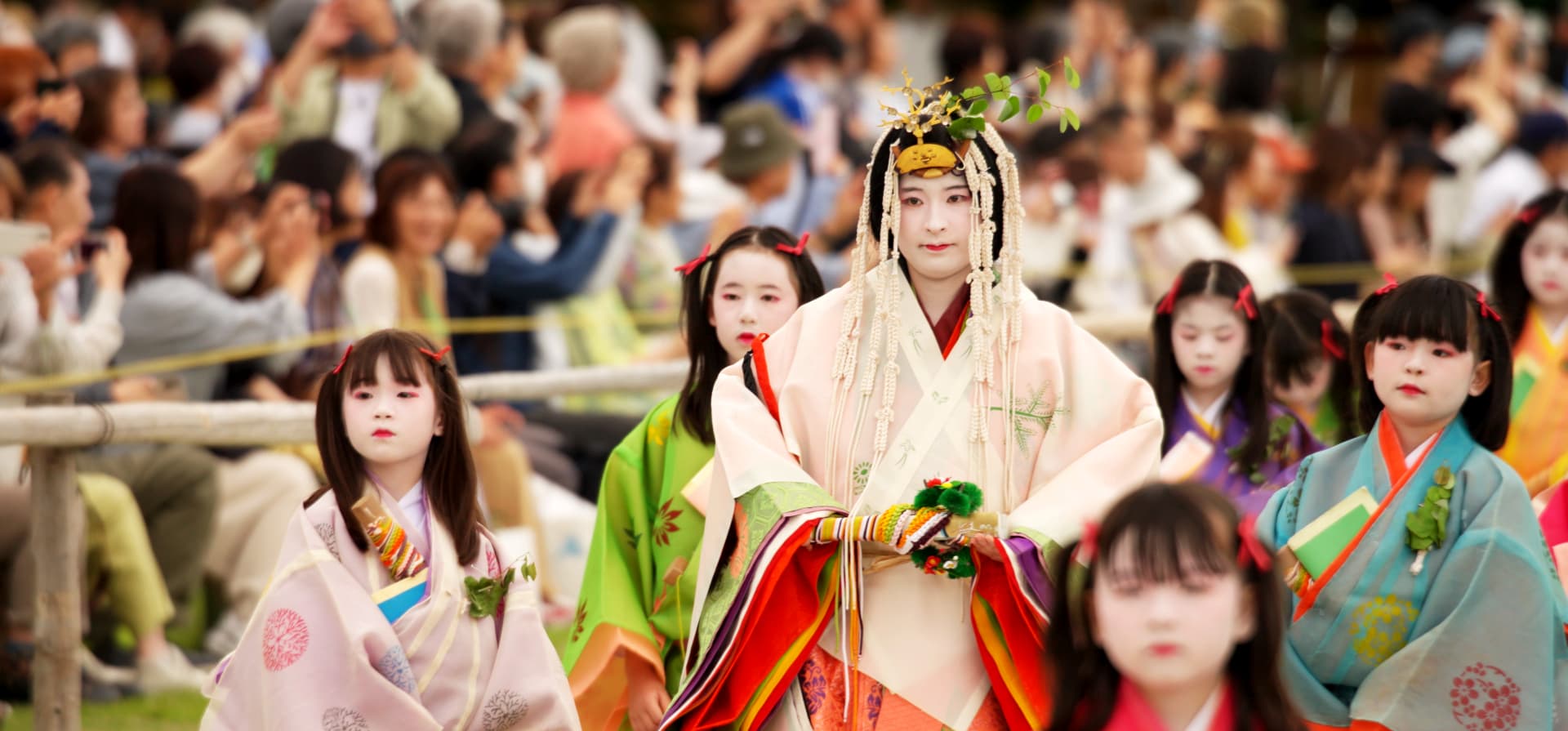 hollyhock festival in Japan