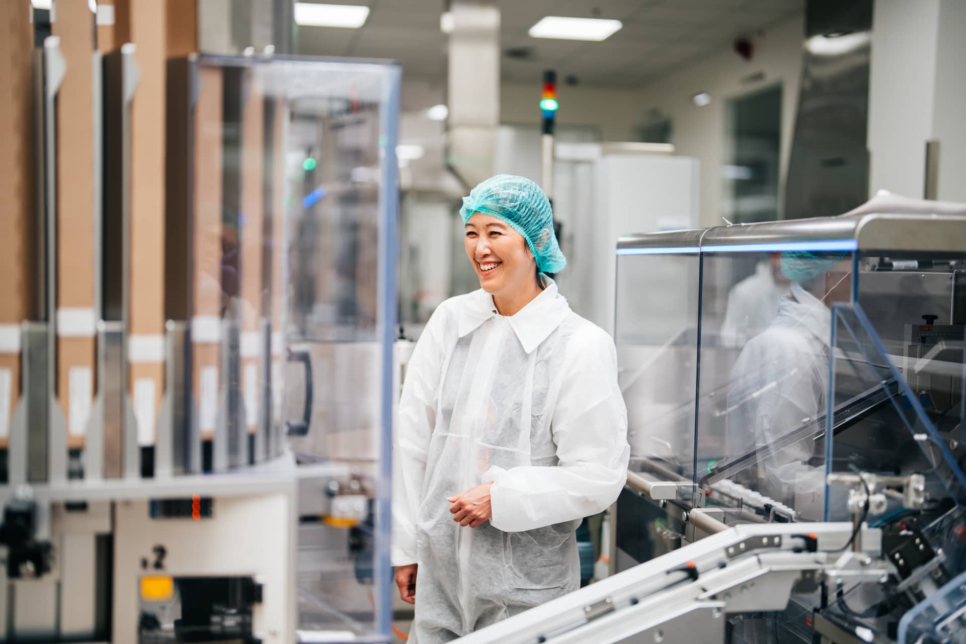 Julie in Manufacturing Plant