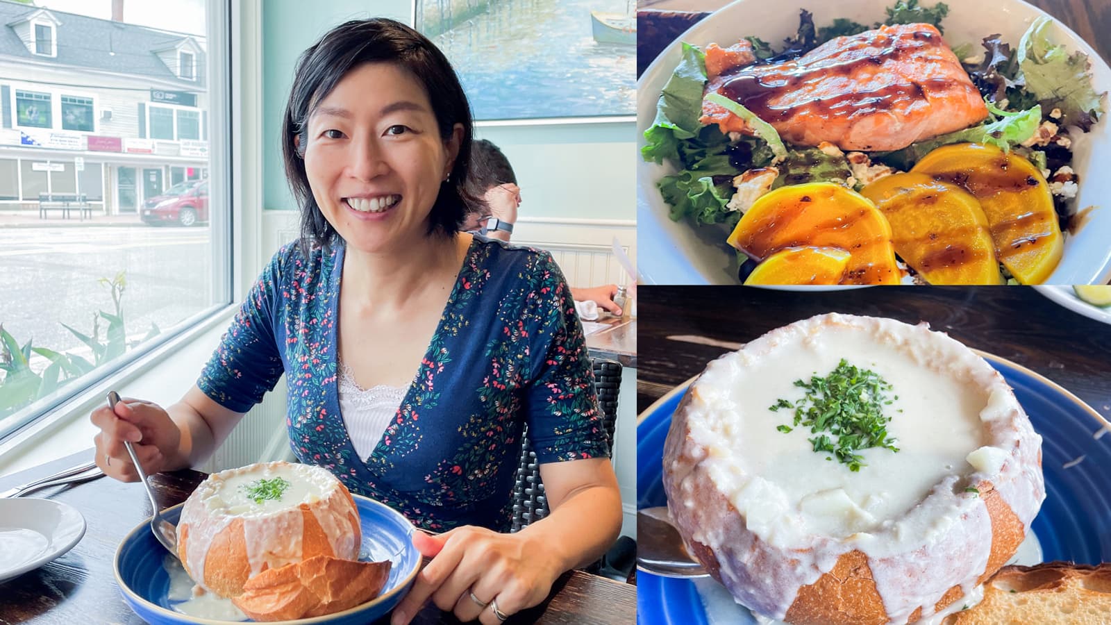 ランチを楽しむ時藤泰子さん