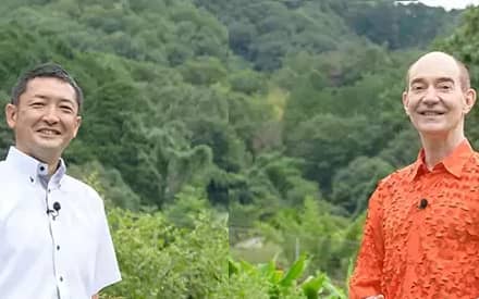 ロバートキャンベルさんと野崎香樹さん