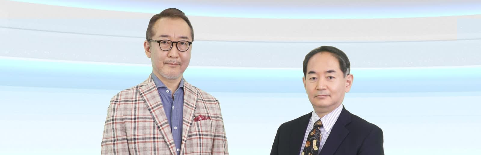 竹内薫さんと梶井靖さん