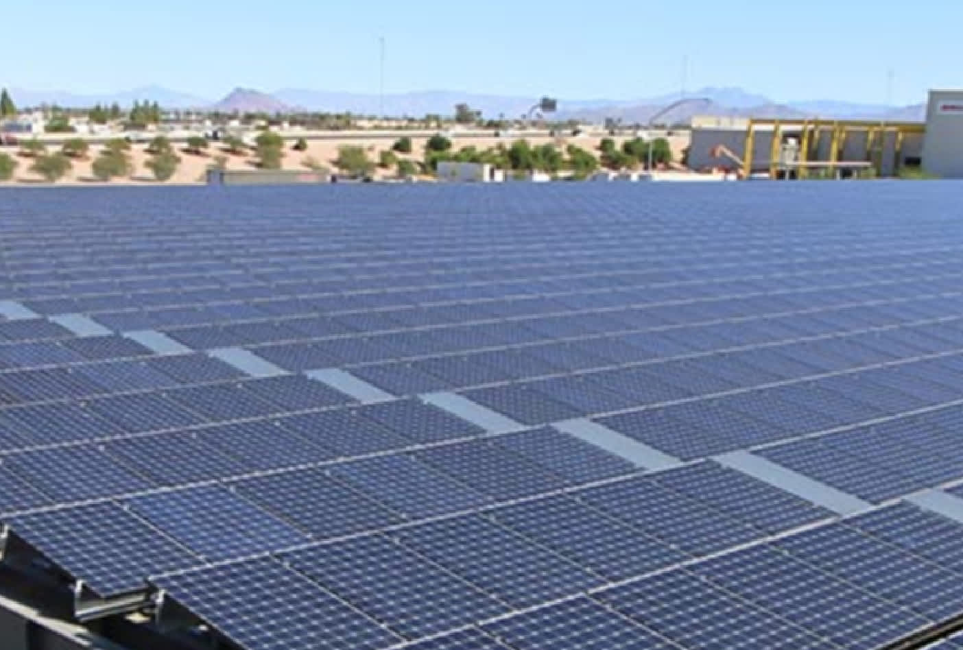 ロサンゼルス工場の太陽光発電2