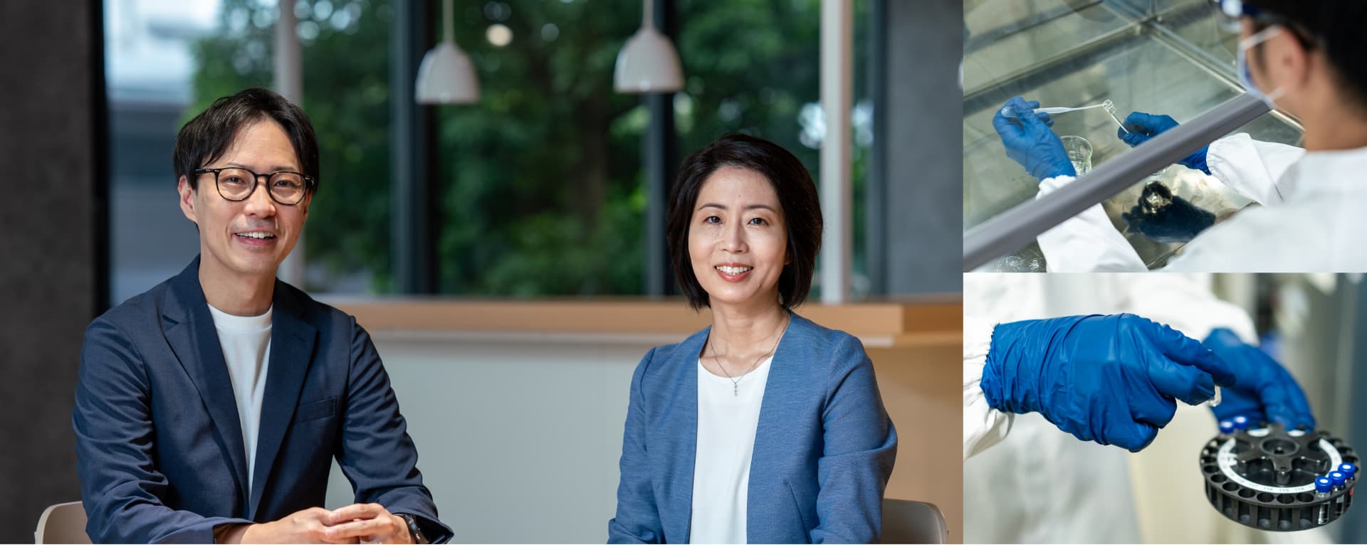 品質管理・品質保証を担う水戸さんと尾田さん、品質管理の様子