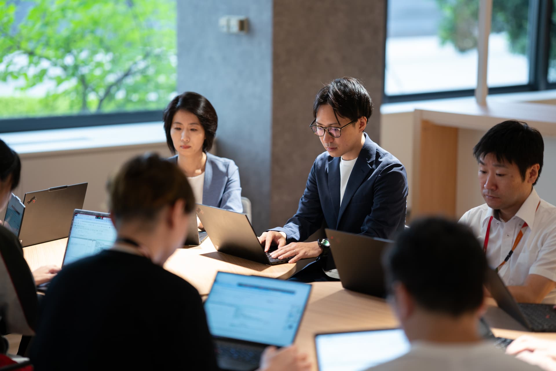 リーダー同士で心理的安全性を高める取組について議論