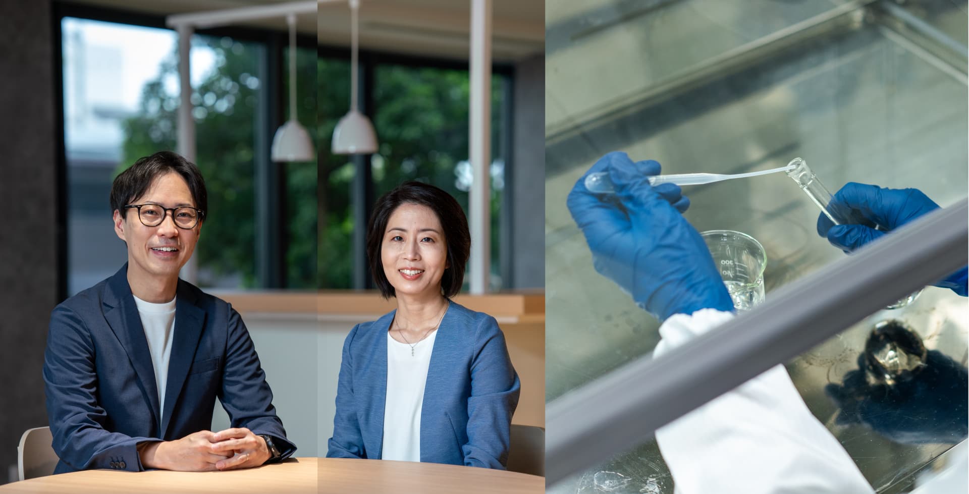 品質管理・品質保証を担う水戸さんと尾田さん、品質管理の様子