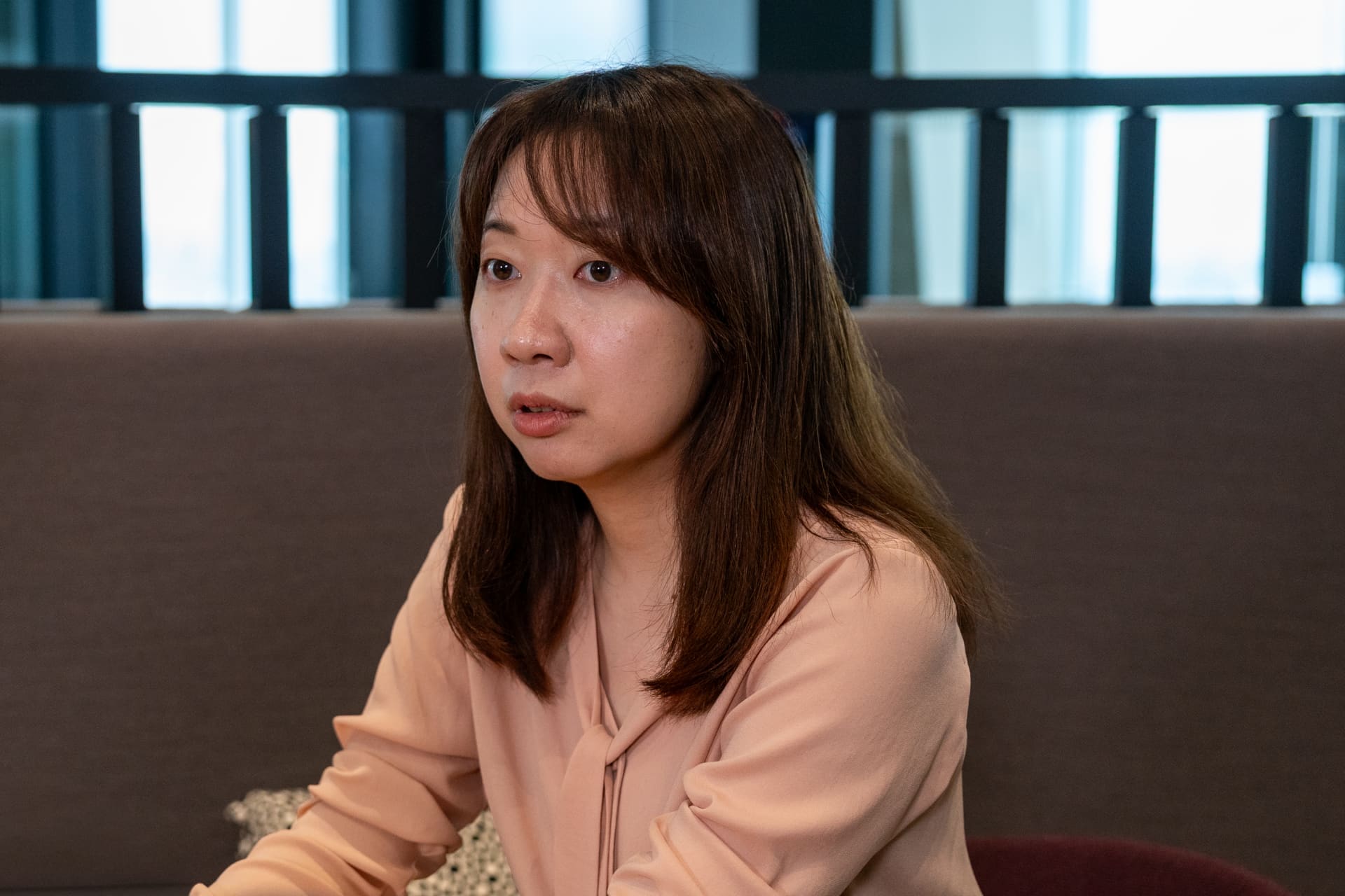 白書以外のタケダの取組について話す井上さん