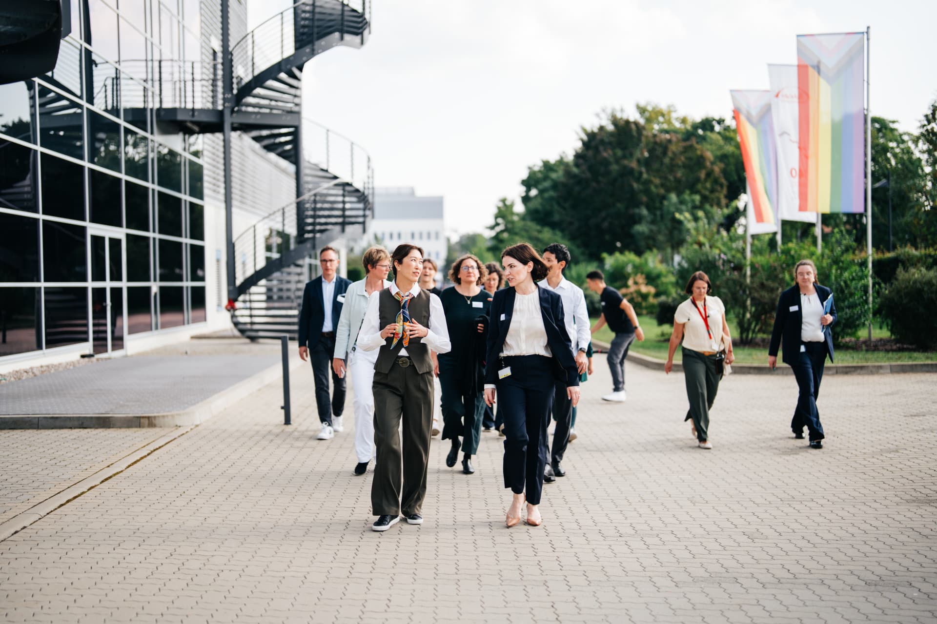 With employees at our Oranienburg, Germany, manufacturing facility