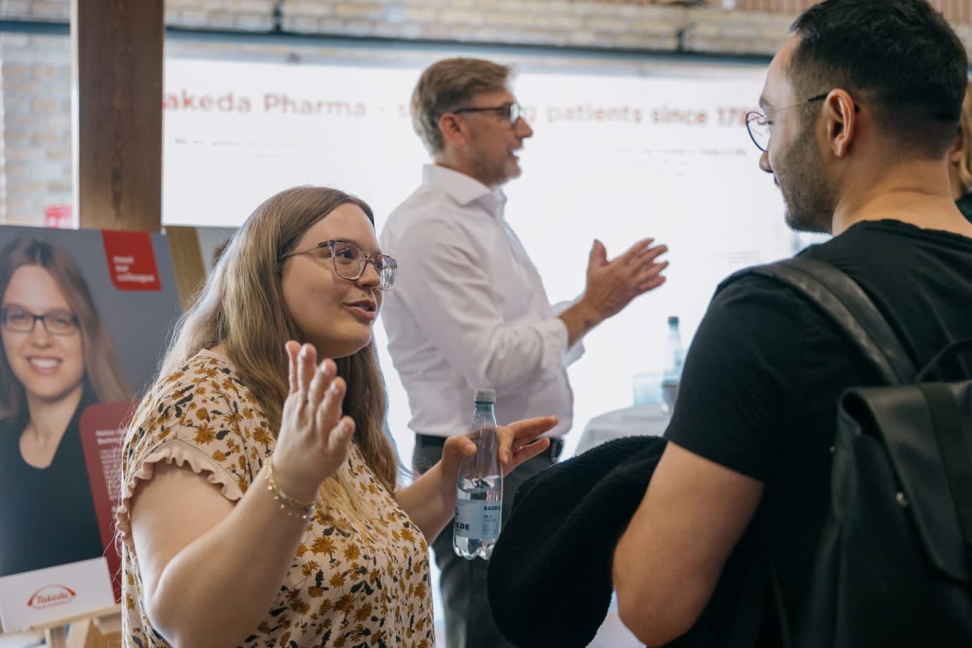 People talking in a meeting