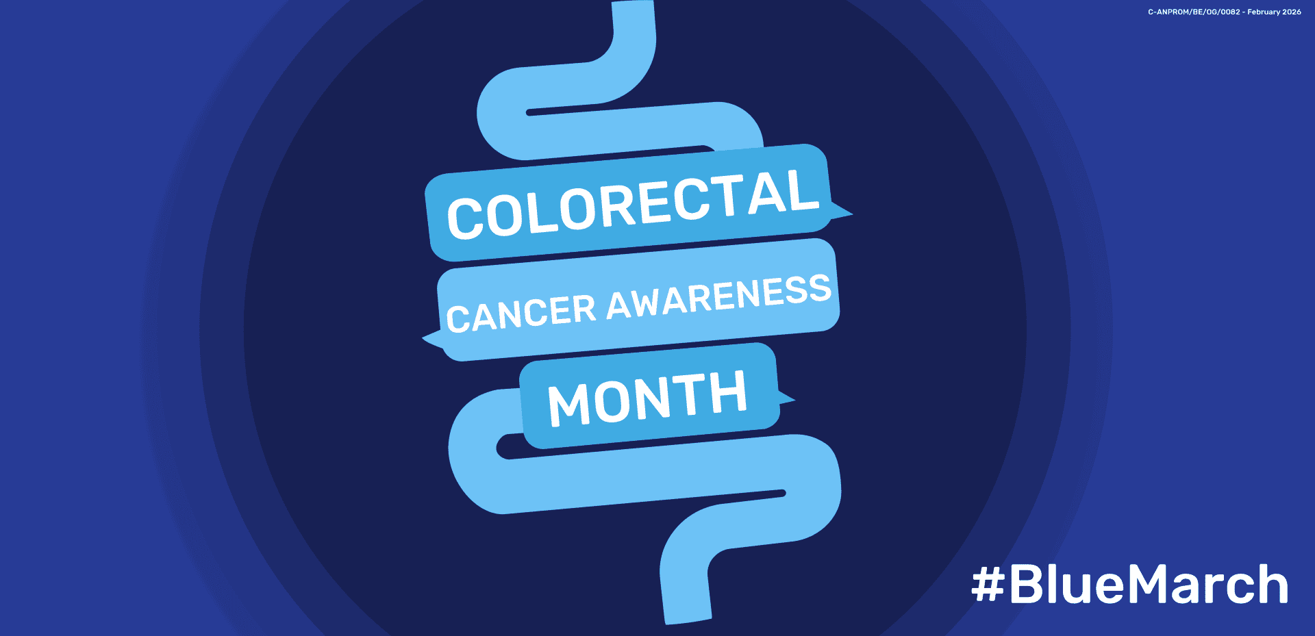 Colorectal cancer awareness month logo