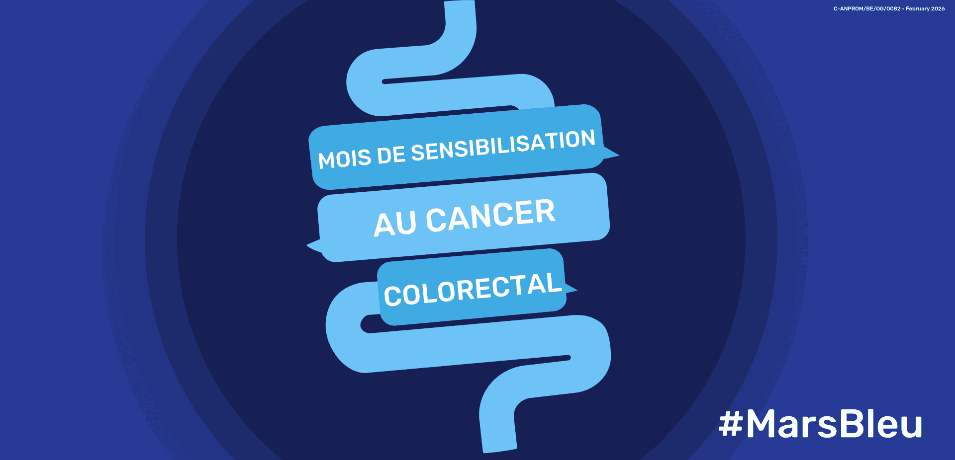 Logo de la sensibilisation au Mois du cancer colorectal