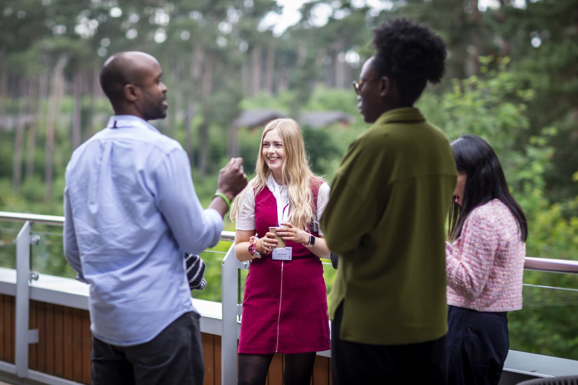 Group of people talking
