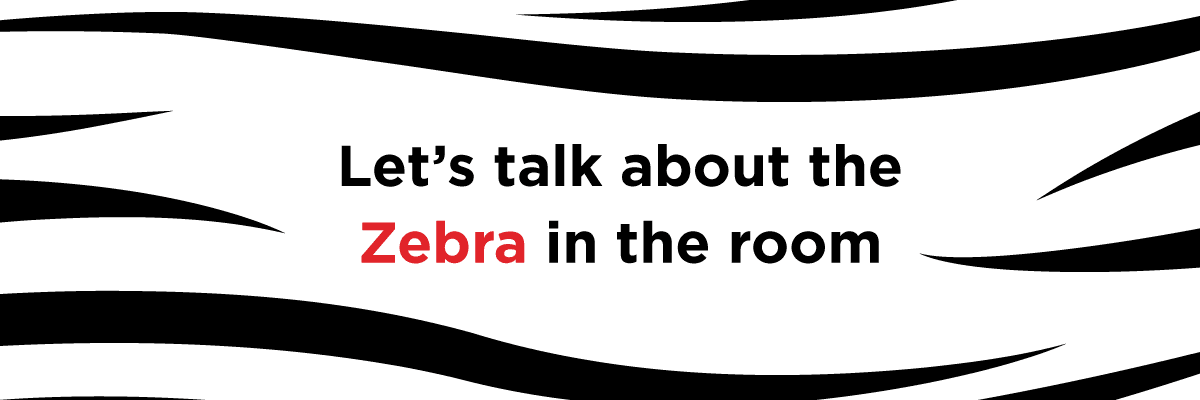 Zebra banner