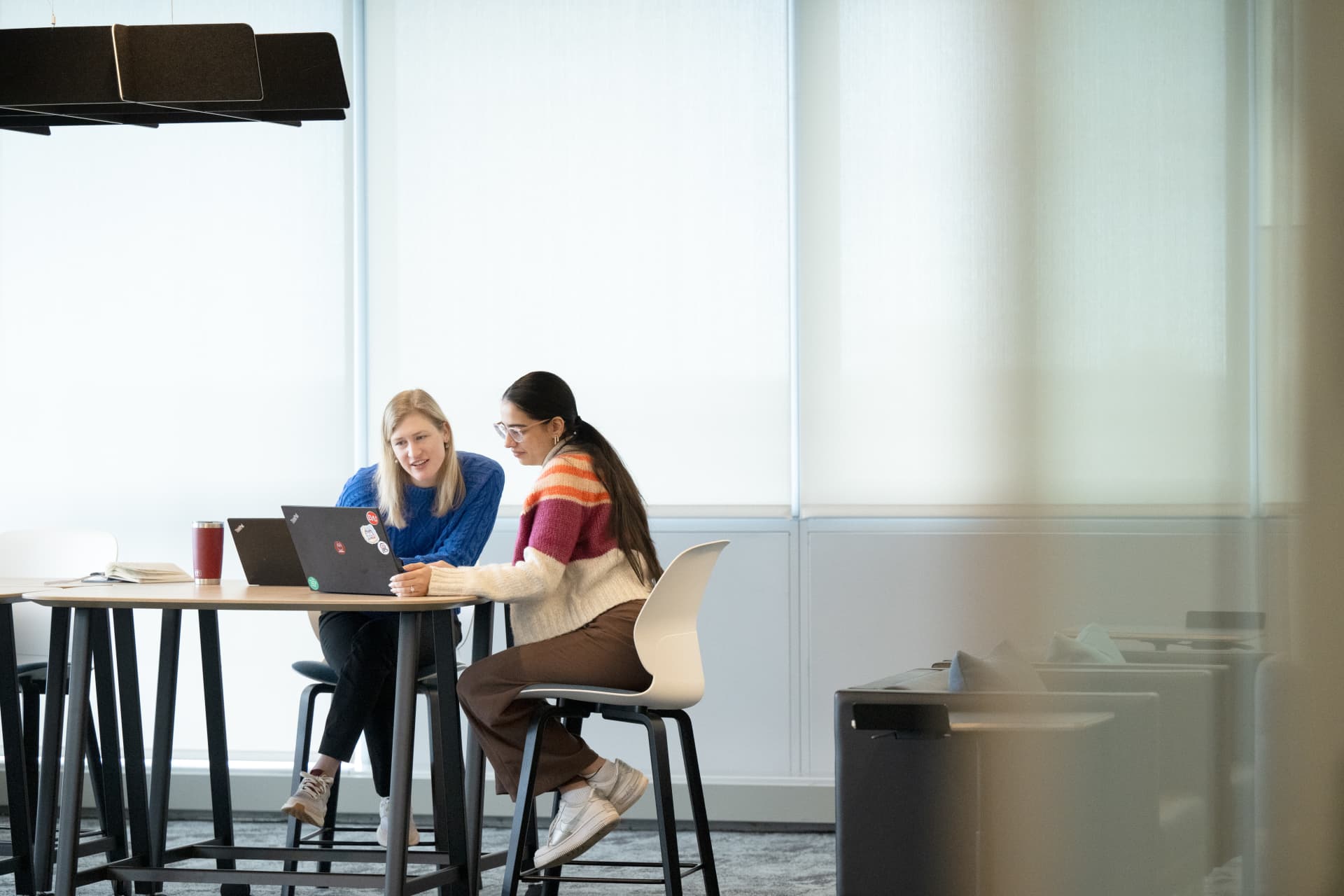 People working in office