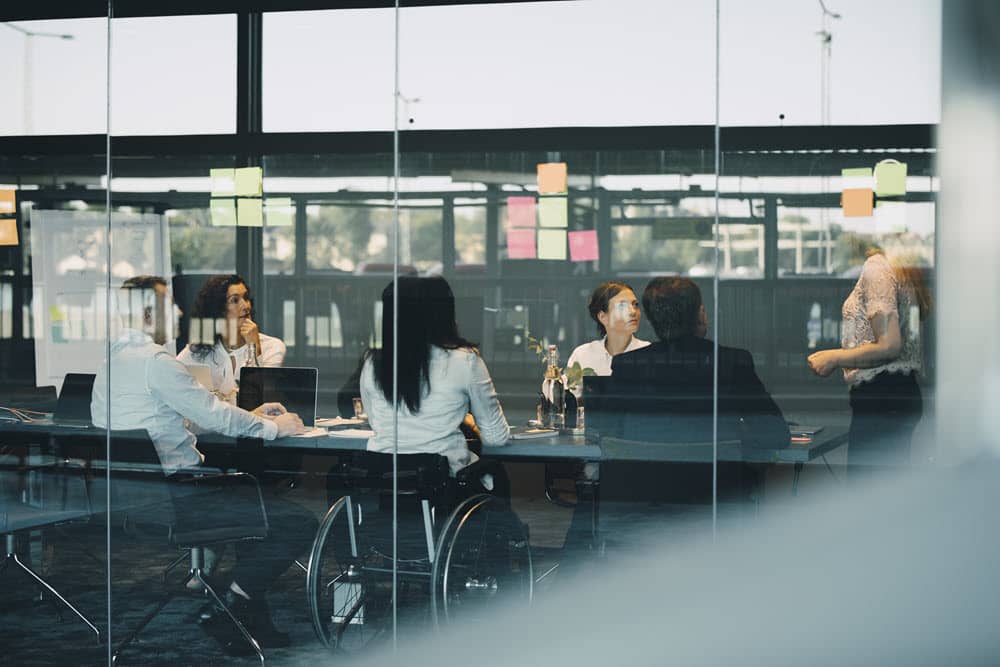 People in a meeting room