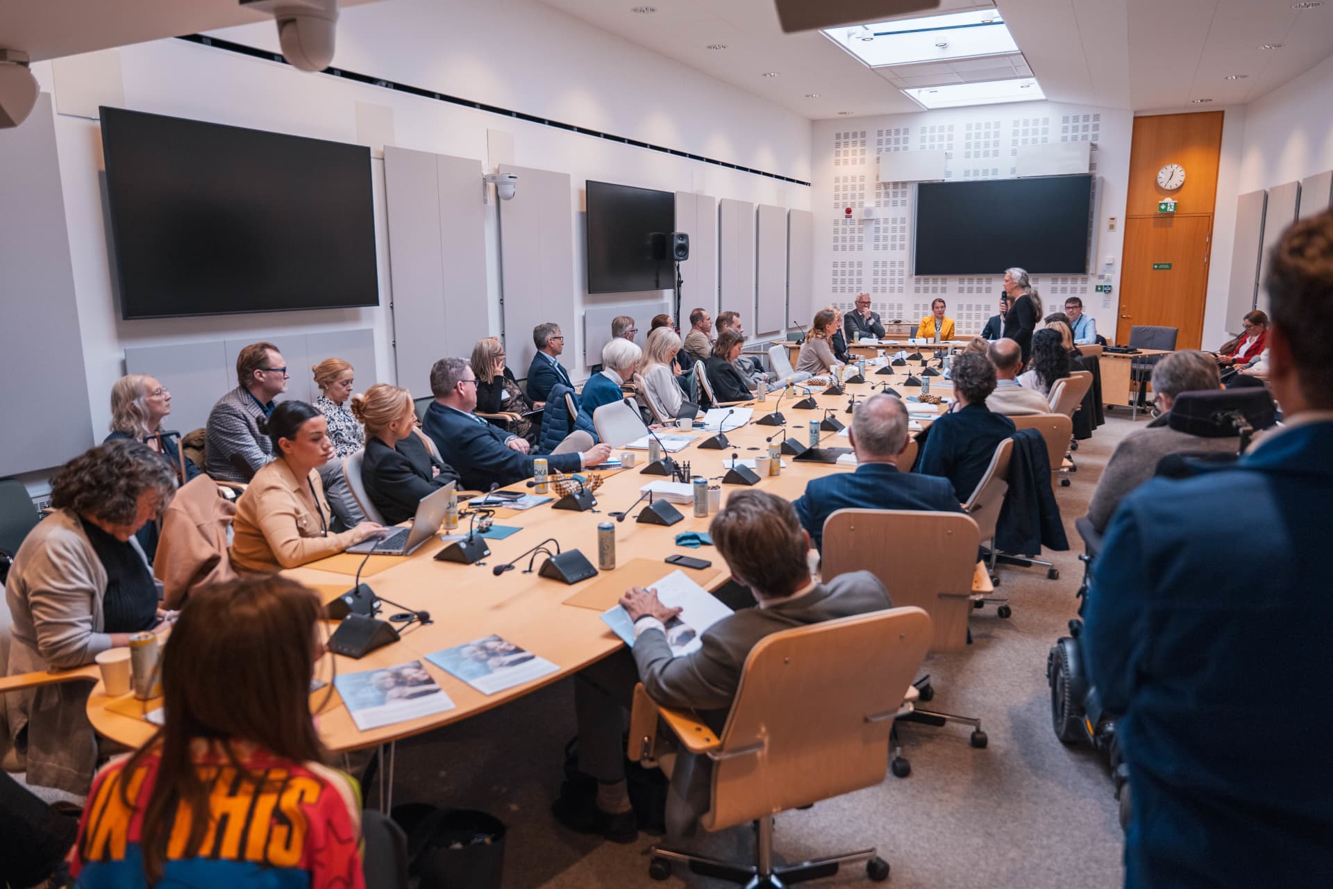 People in conference room