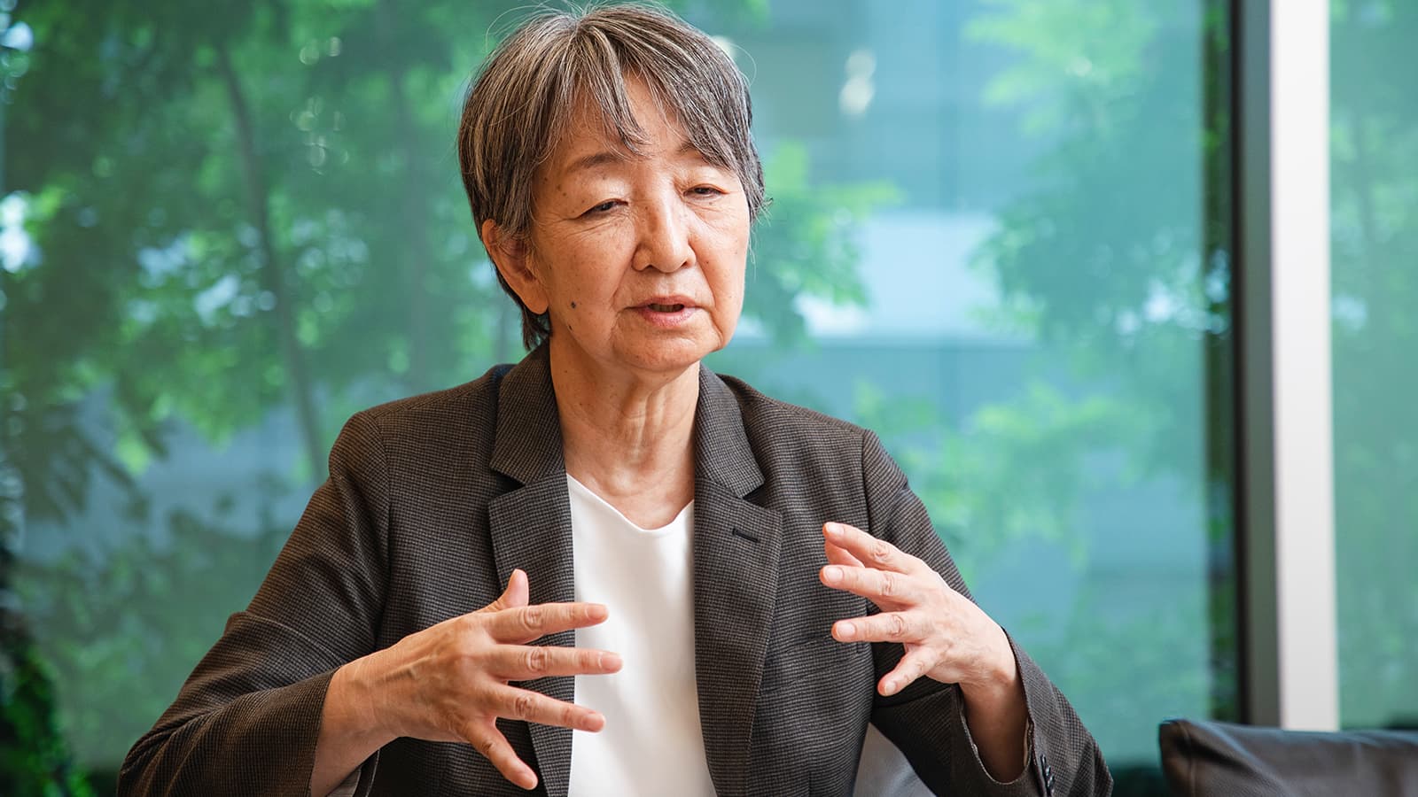 佐合さんが話している