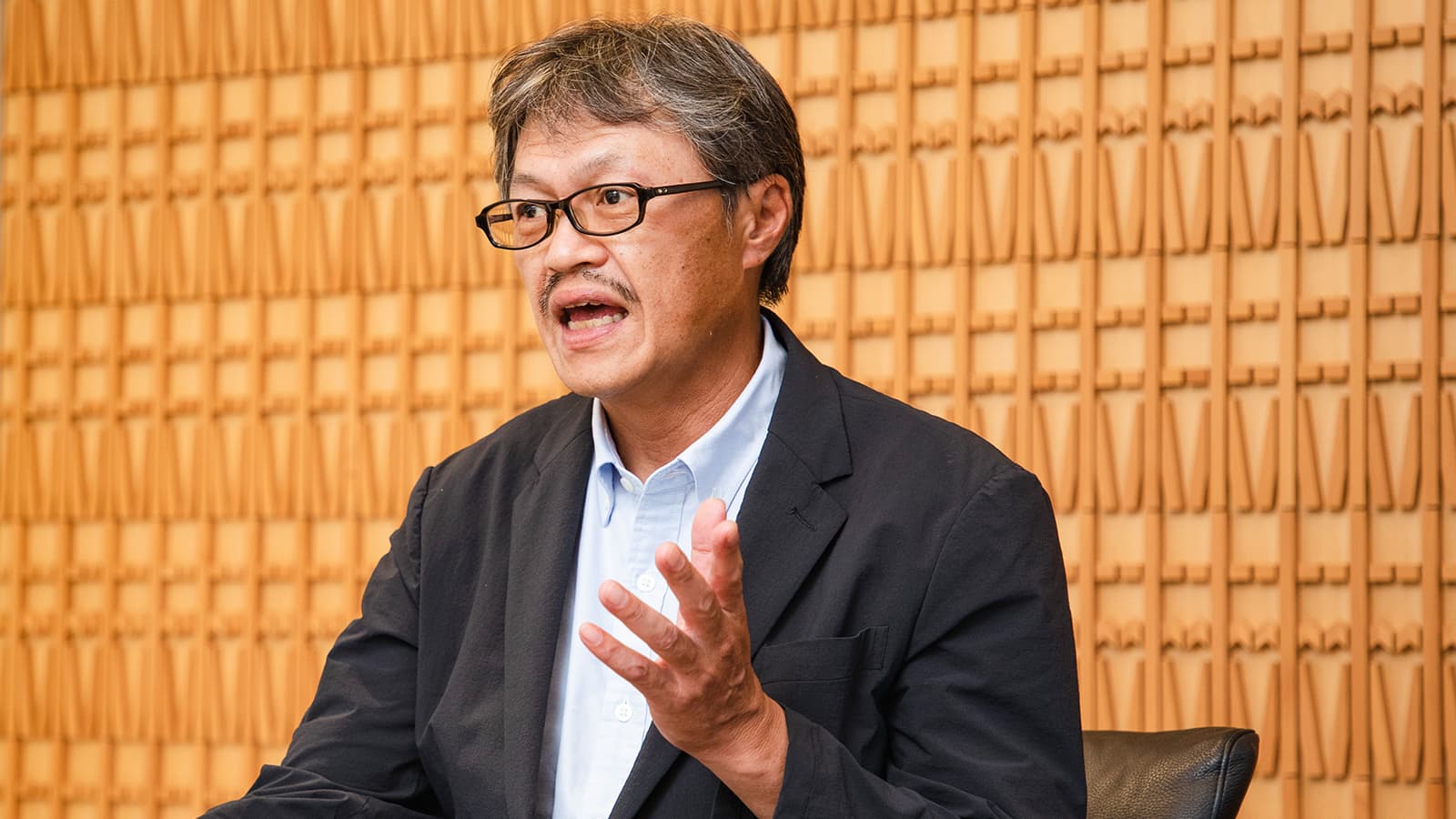 田尻さんが話している