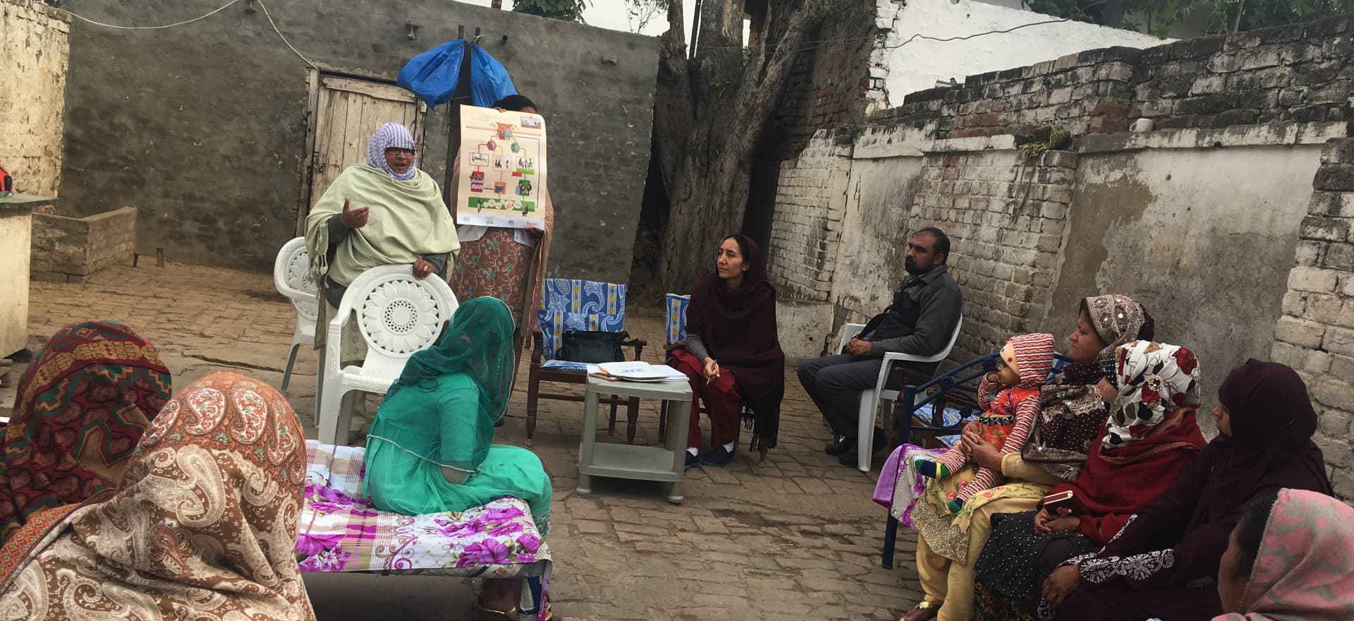 Woman teaching