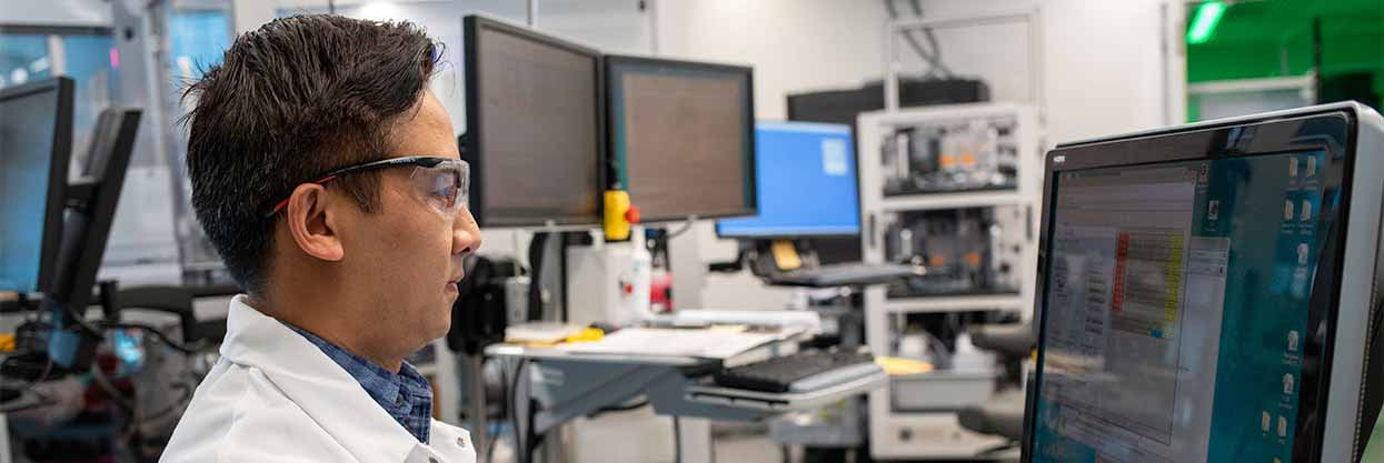 Scientist in lab