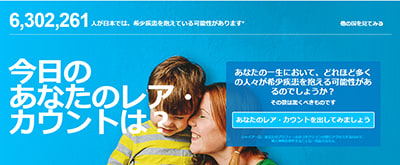「レア・カウント」キャンペーン