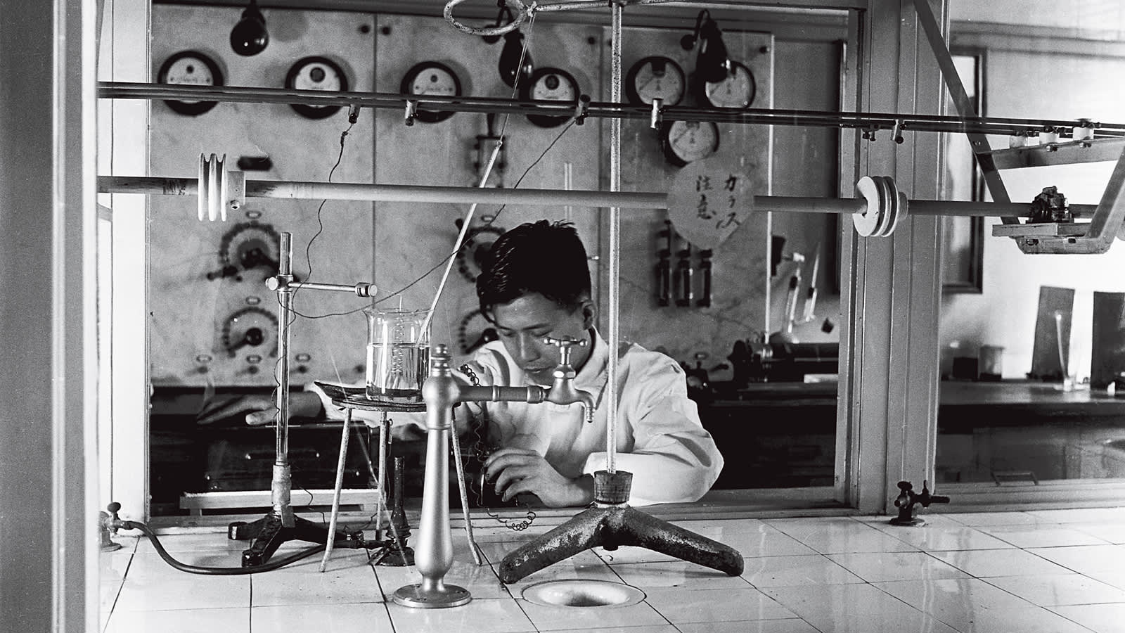 Person in lab