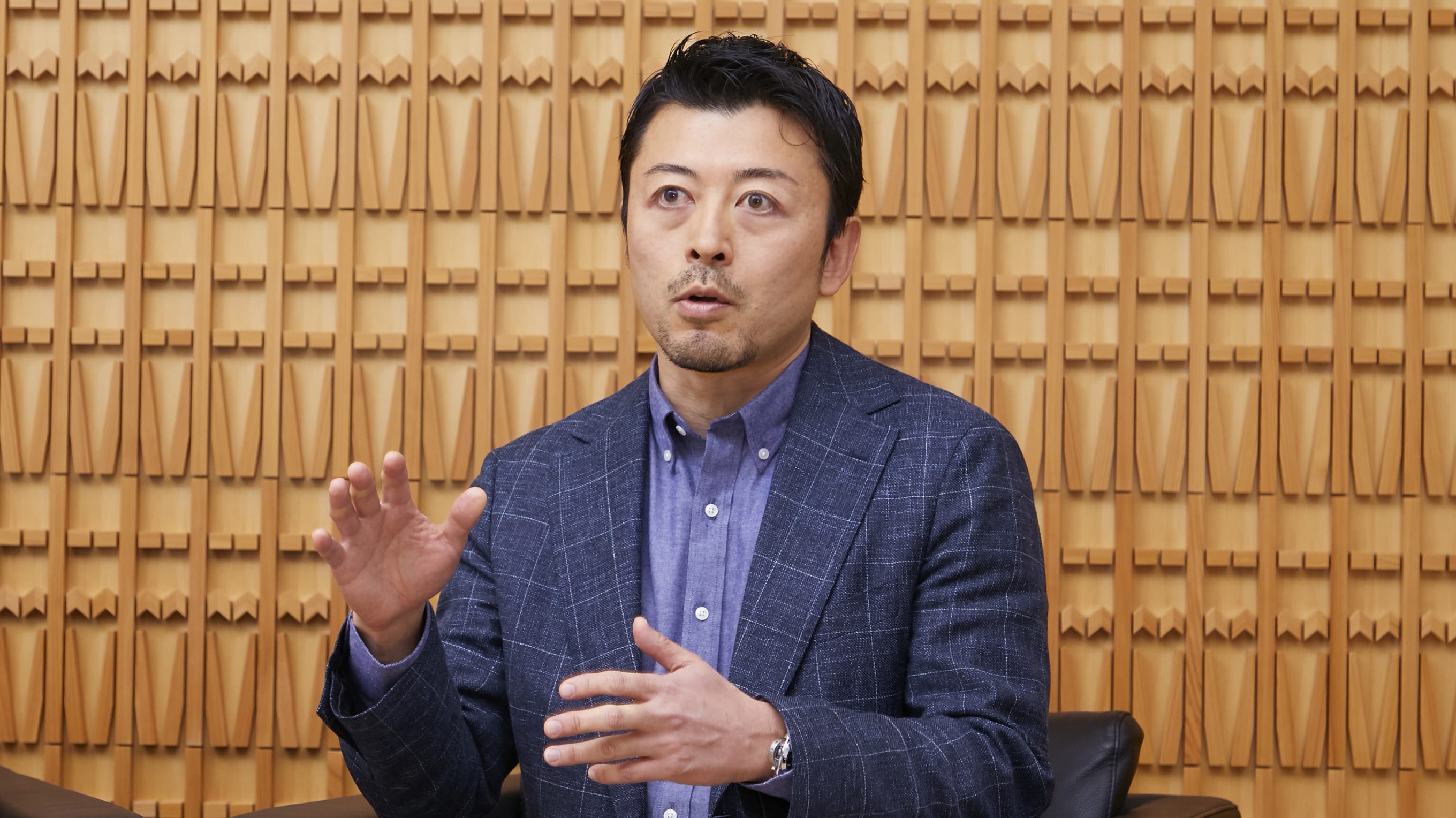 TBSについて話す塚本さん