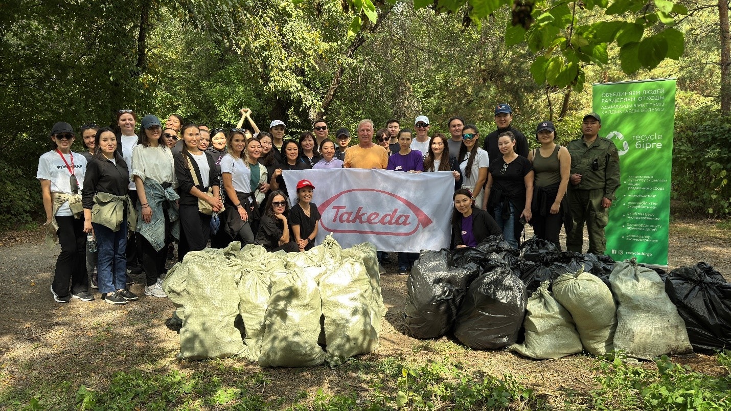 Takeda Kazakhstan team World Cleanup Day