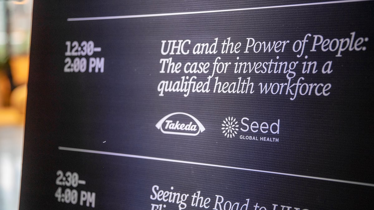 welcome board UHC and power of people event