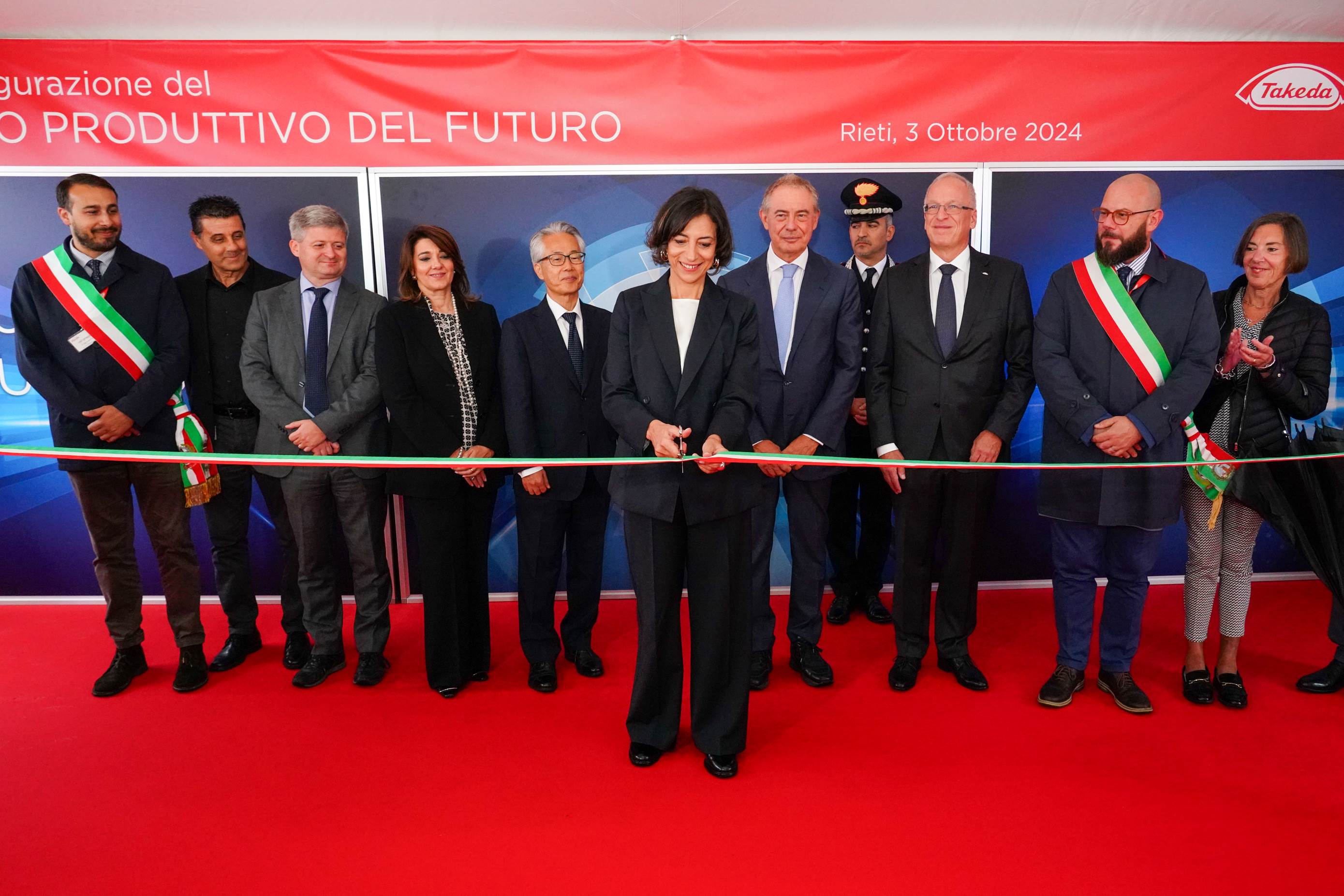Taglio del nastro Takeda Rieti